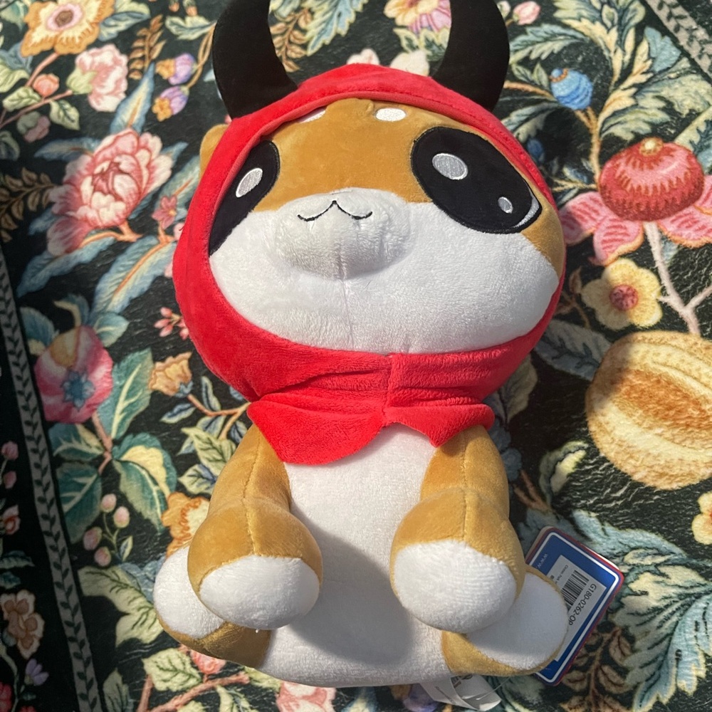 Ocean Park Hong Kong Cute Red and Brown Plush Toy